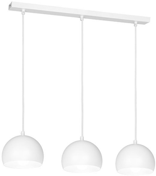 Lampa wisząca Luminex Sool 3 x 60 W E27 biała