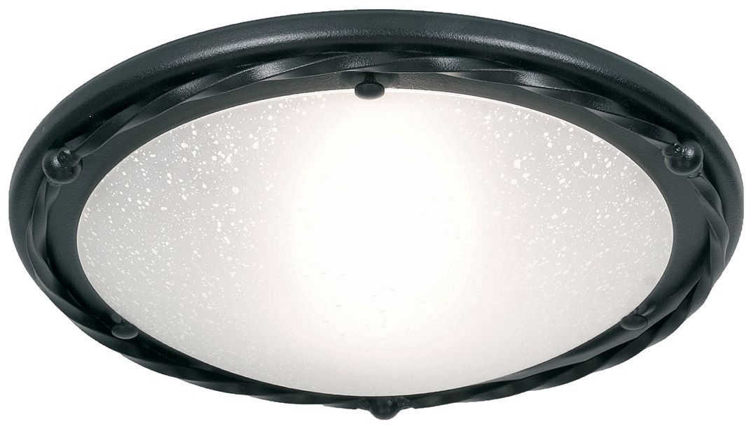 Pembroke Black Ø30 - Elstead Lighting - lampa sufitowa klasyczna