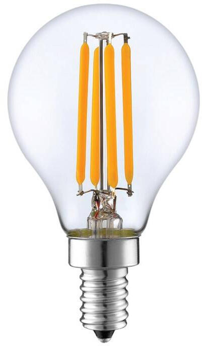 Żarówka ozdobna Filament LED E14 G45 4W ciepła 2700K