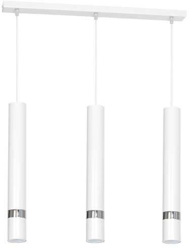Lampa wisząca Luminex Joker 3 x 8 W GU10 biała