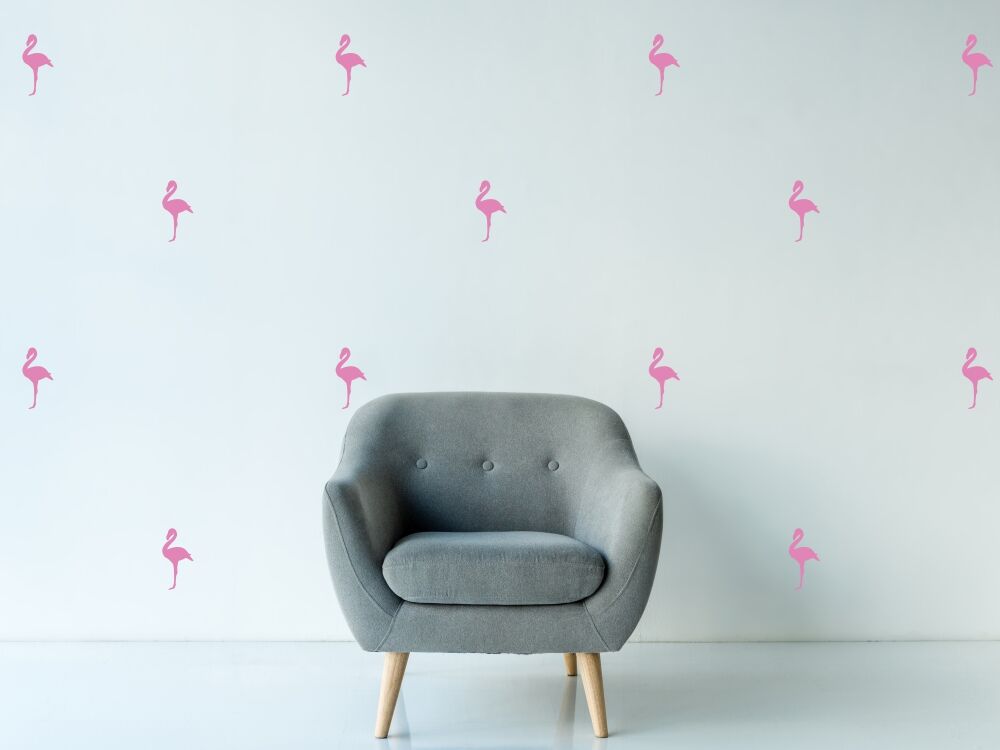 naklejki flamingi zestaw 40szt. naklejka na ścianę zestaw