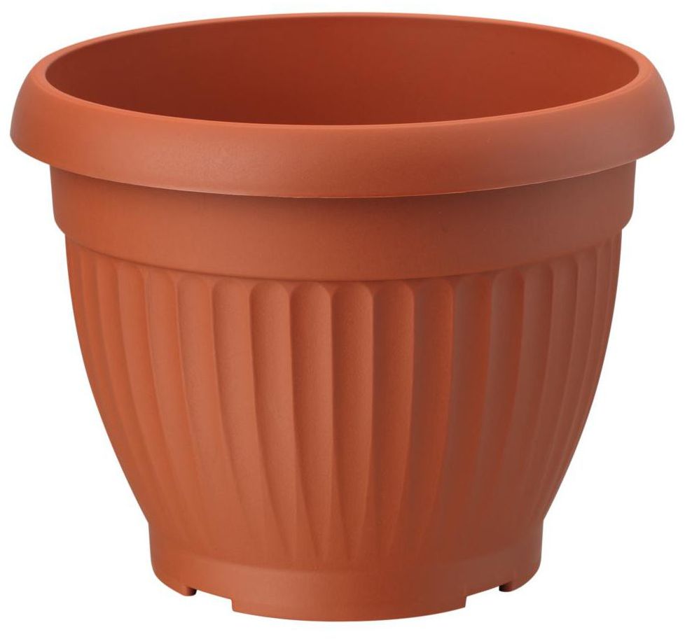Doniczka plastikowa 17 cm terrakota DONA