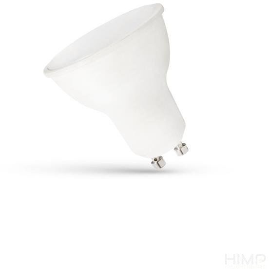 Żarówka LED GU10 230V 6W SMD Barwa Ciepła z Mleczną Szybką Biała SpectrumLED WOJ+13265