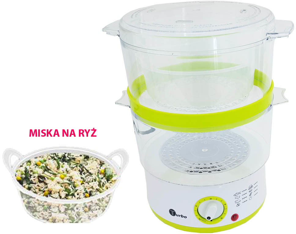 Tv1205w Parowar metalowy miska na ryż TURBO