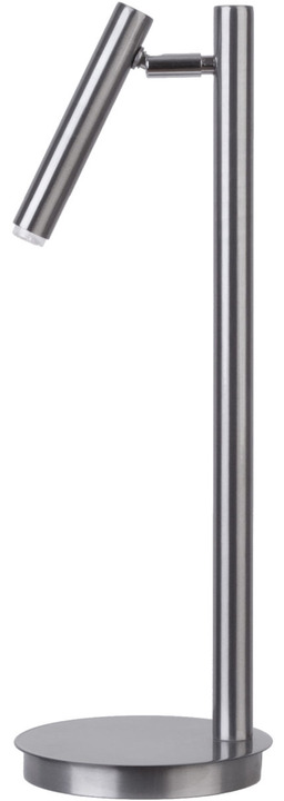 Lampa biurkowa stołowa nocna SOPEL LAMPKA srebrny 50194