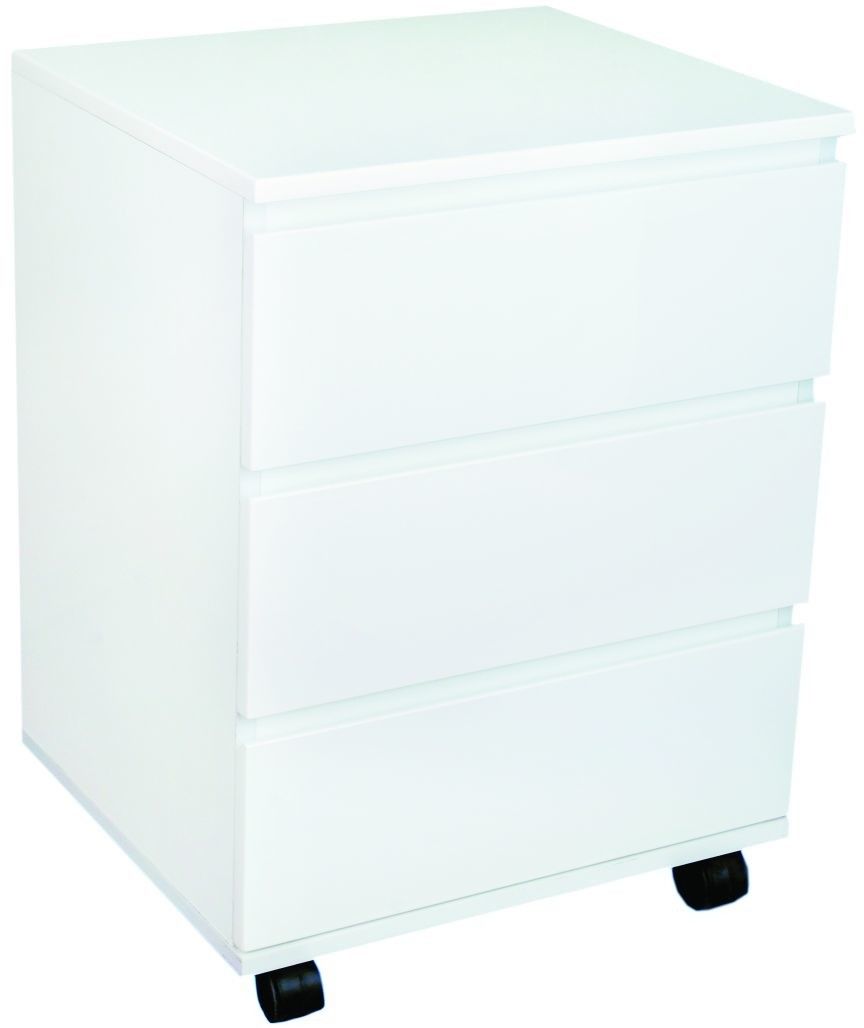 UNIQUE kontener szafka biurowa (JSGW-010) - 3 szuflady, biały --- OFICJALNY SKLEP Unique