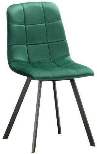 Krzesło welurowe zielone ART820