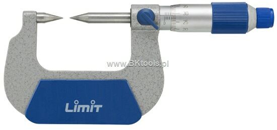 LIMIT Mikrometr ze stożkowymi końcówkami pomiarowymi 0-25 mm