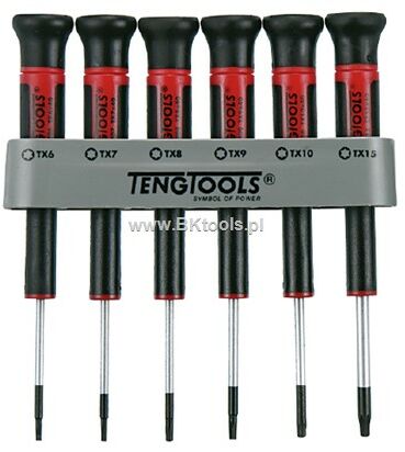 Teng Tools Zestaw wkrętaków precyzyjnych TX 6 szt 102150109 MDM706TX