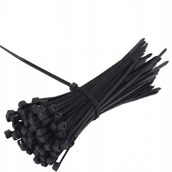 Opaski zaciskowe kablowe trytytki 20cm 100 sztuk KAT05646