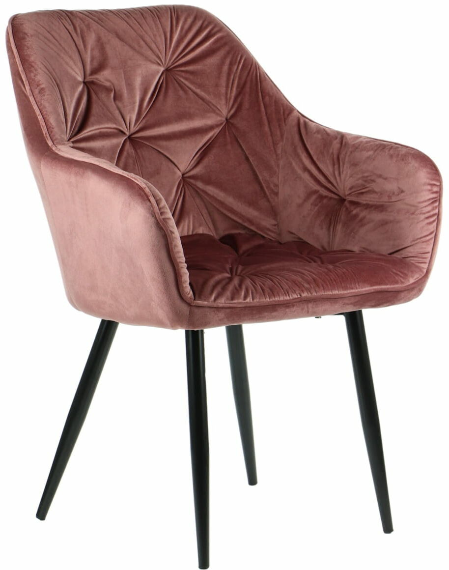 Krzesło tapicerowane do salonu, jadalni i restauracji HTS-D19 - łososiowy (44)