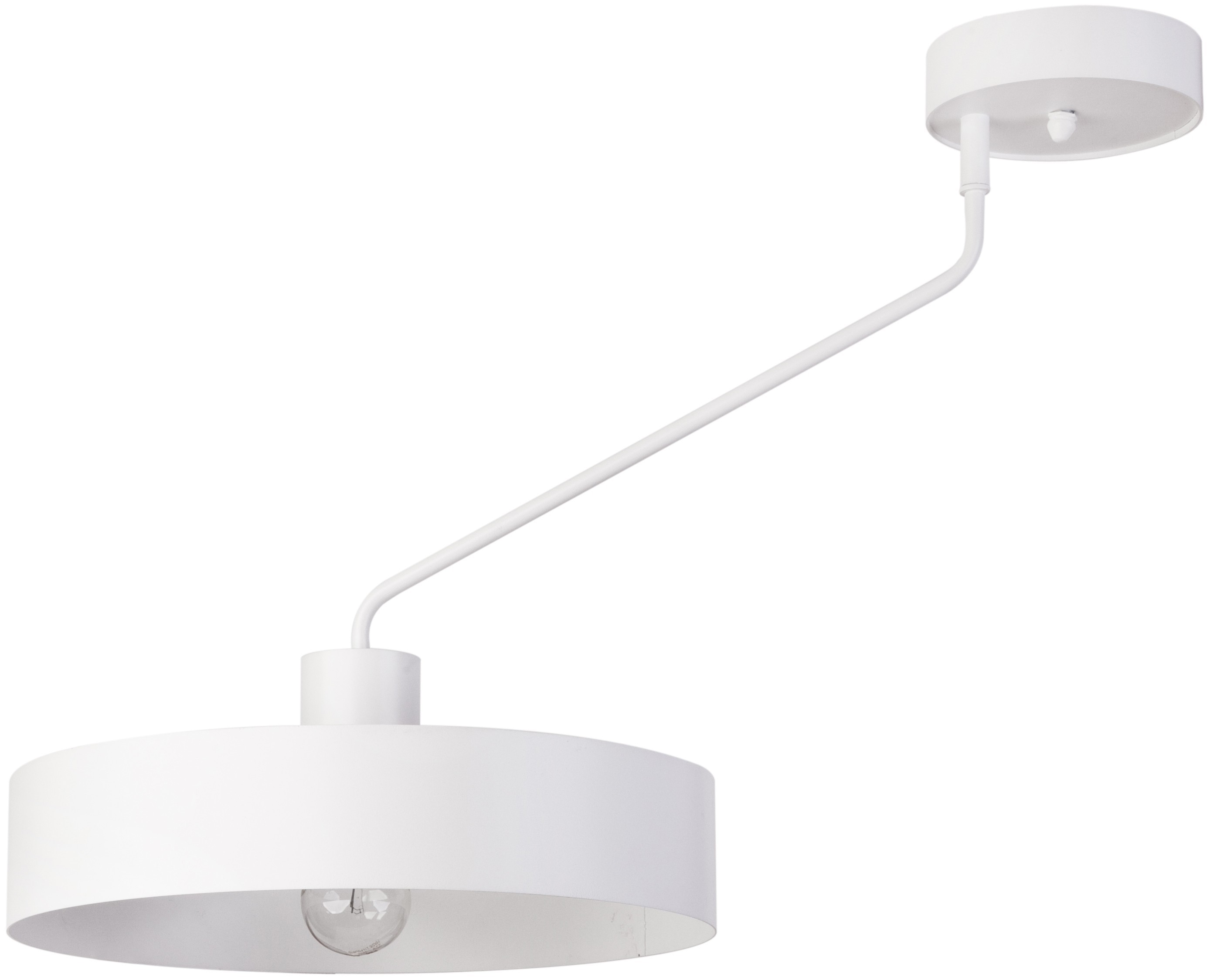 Lampa sufitowa nowoczesna Jumbo 1 biała metalowa okrągła 31530 - Sigma // Rabaty w koszyku i darmowa dostawa od 299zł !