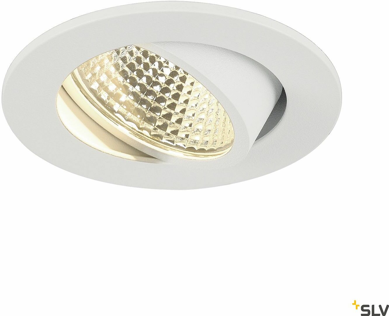 NEW TRIA 68 I CS lampa sufitowa wpuszczana LED,, kolor biały, okrągła, 3000K, 38 , z zasilaczem i sprężynami zaciskowymi