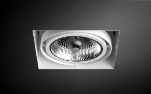 Aquaform oprawa SQUARES 111x1 BEZ RAMKI 31811-01 alu WM