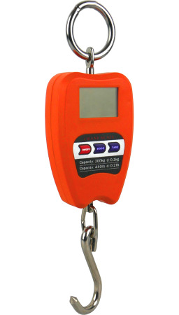 Waga wisząca 200 kg hakowa, elektroniczna, bagażowa, wędkarska wagPRO H200