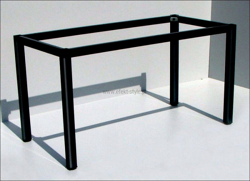 Stelaż metalowy do stołu i biurka A057/KC 116x76 cm, nogi kwadratowe 5x5 cm - CZARNY