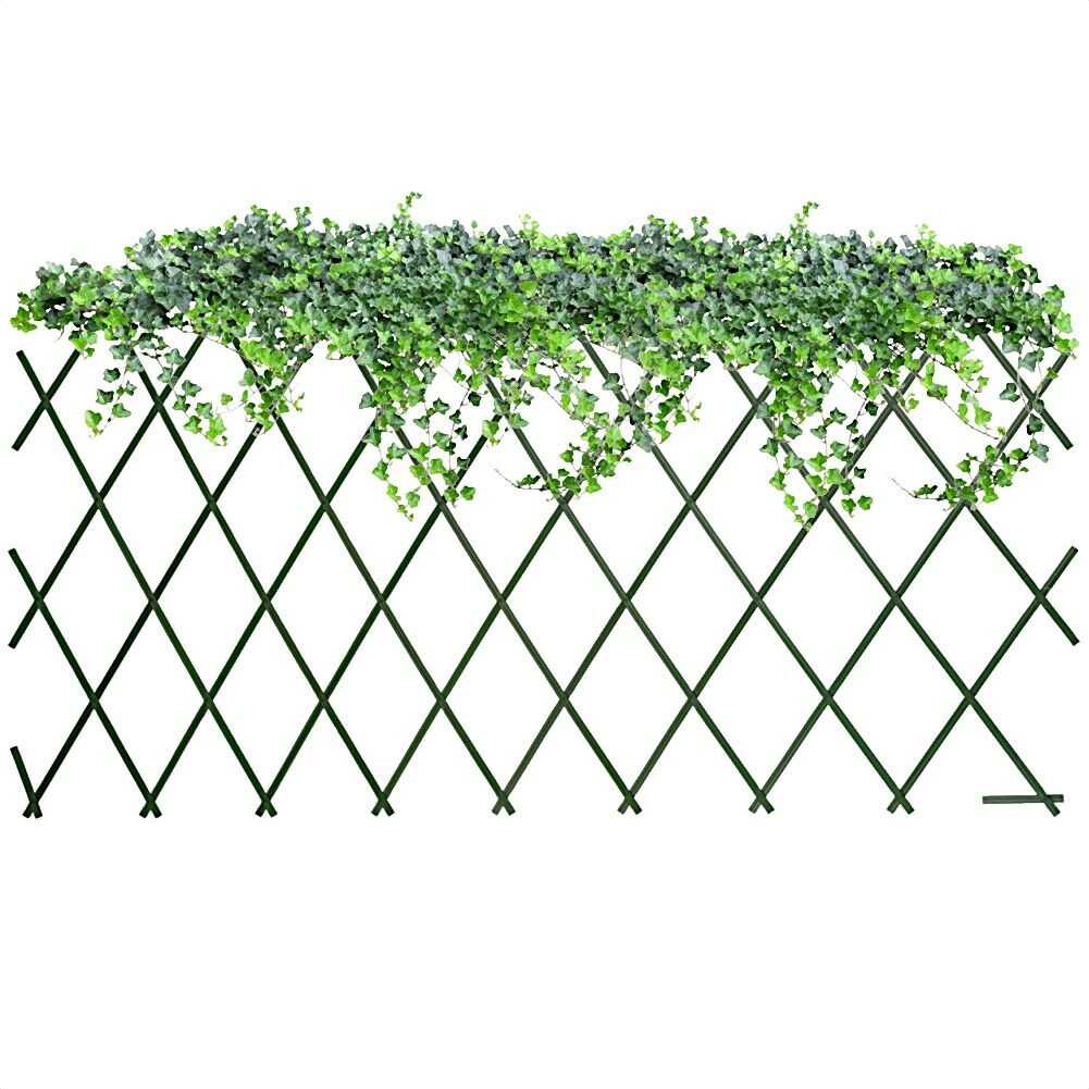 Kratka podpora ogrodowa do roślin pnączy zielona rozkładana trejaż180x90 cm
