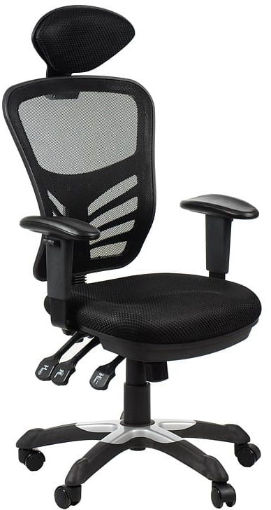 Fotel obrotowy biurowy HG-0001H/CZARNY krzesło obrotowe