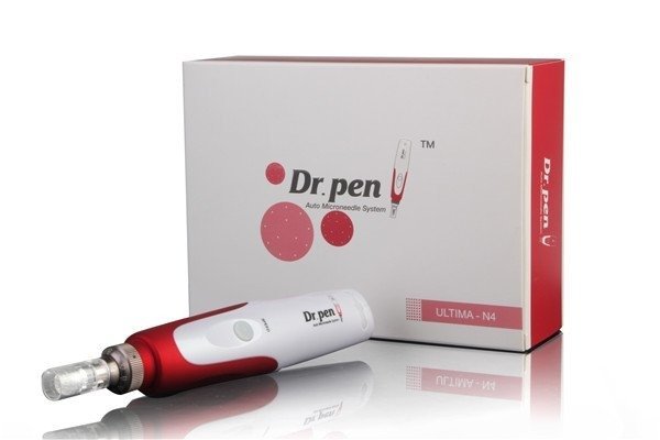 Dr pen ultima n2-w bezprzewodowy dermapen derma pen stamp pen + 10 igieł