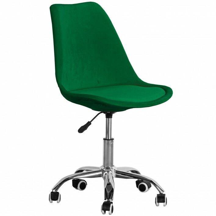 Krzesło obrotowe ART235C/ welur, zielony