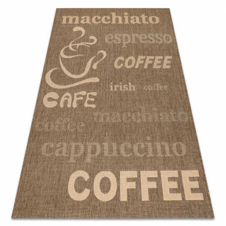 DYWAN SZNURKOWY SIZAL FLOORLUX 20221 coffee / mais 120x170 cm