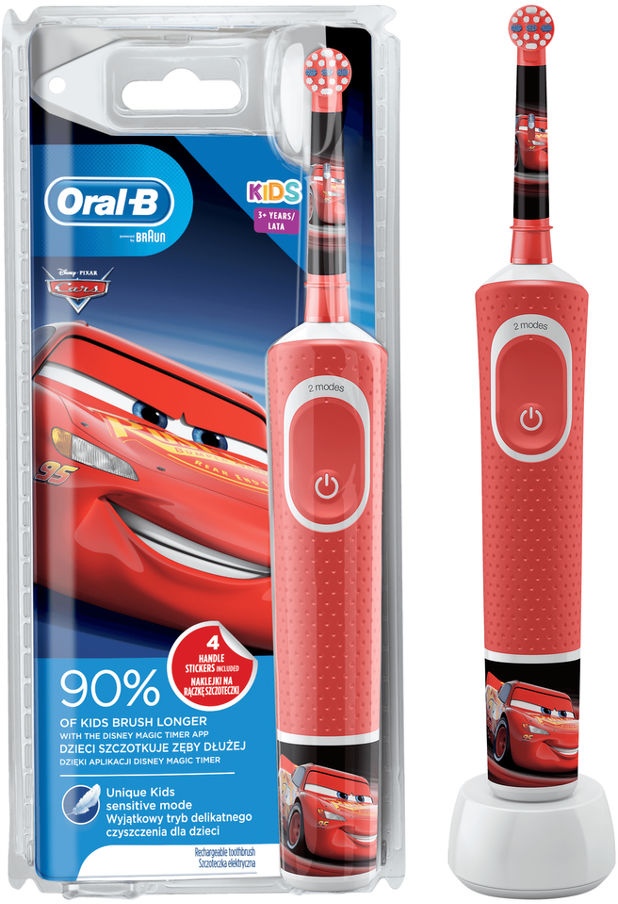 BRAUN Oral-B Vitality D100 Kids CARS - szczoteczka elektryczna dla dzieci Oral-B