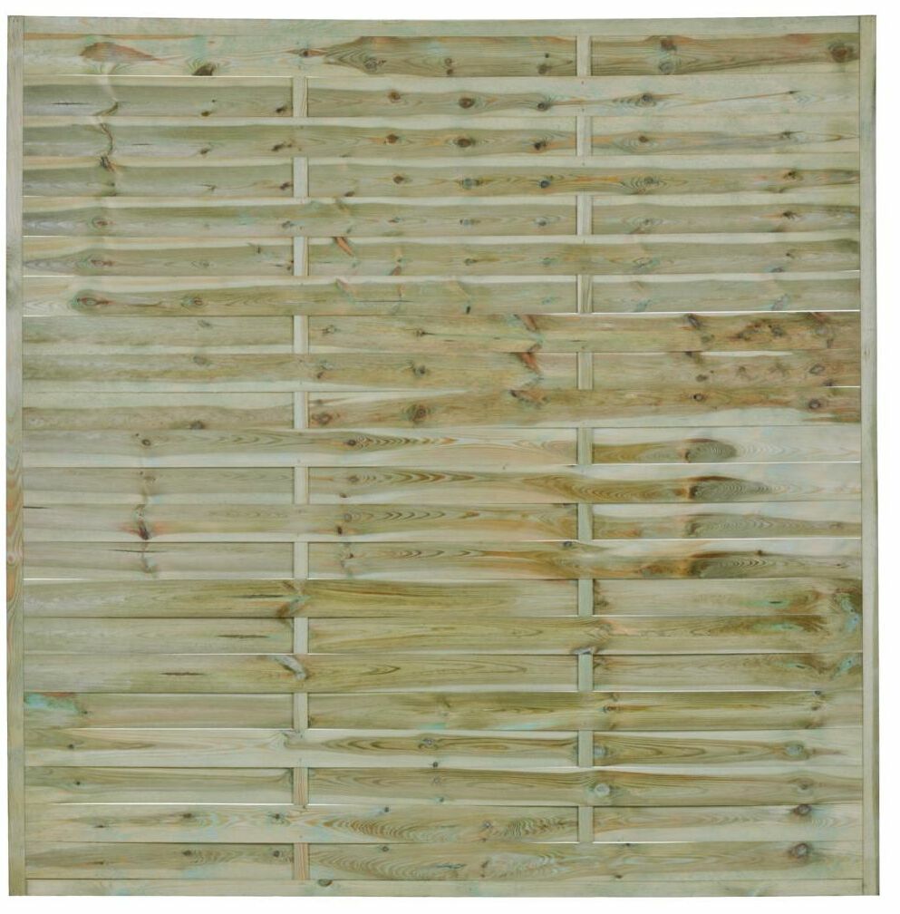 Płot lamelowy 180x180 cm drewniany Sobex