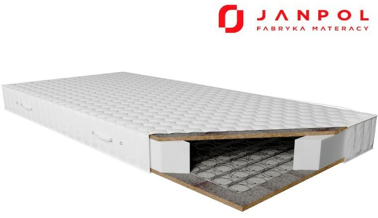 JANPOL KRONOS  materac bonellowy, Twardość - twardy, Rozmiar - 140x190 WYPRZEDAŻ, WYSYŁKA GRATIS, 603-671-572