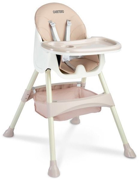 KRZESEŁKO DO KARMIENIA BILL 2W1 PINK CARETERO