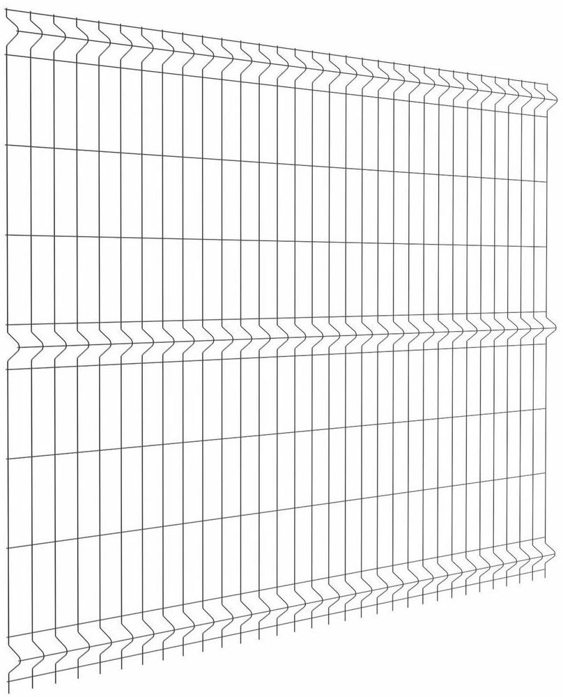 Panel ogrodzeniowy Vera 3D 153x250 cm ocynk Wiśniowski