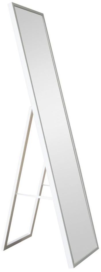 Lustro stojące Milo białe 30 x 140 cm Inspire