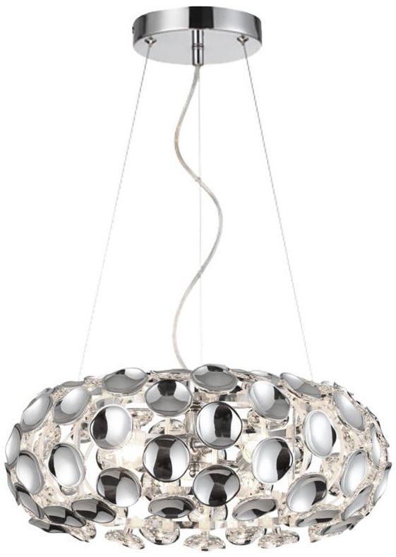 Lampa wisząca FERRARA chrom E14 LIGHT PRESTIGE