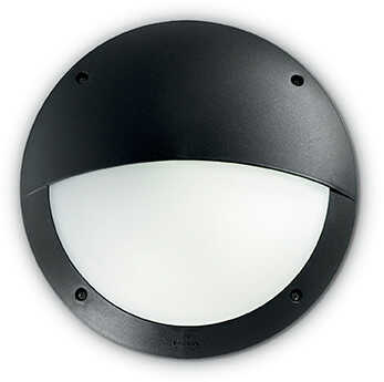 Ideal Lux - Lampa techniczna 1xE27/23W/230V IP66 czarny