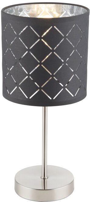 Globo KIDAL 15228T lampa stołowa szary srebrny metalik 1xE14 40W 15cm