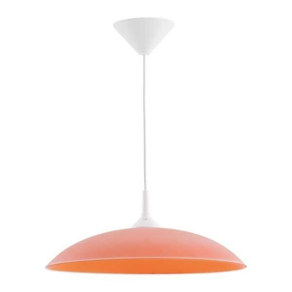 Lampa wisząca nowoczesna zwis MARTA pomarańczowy śr. 38cm