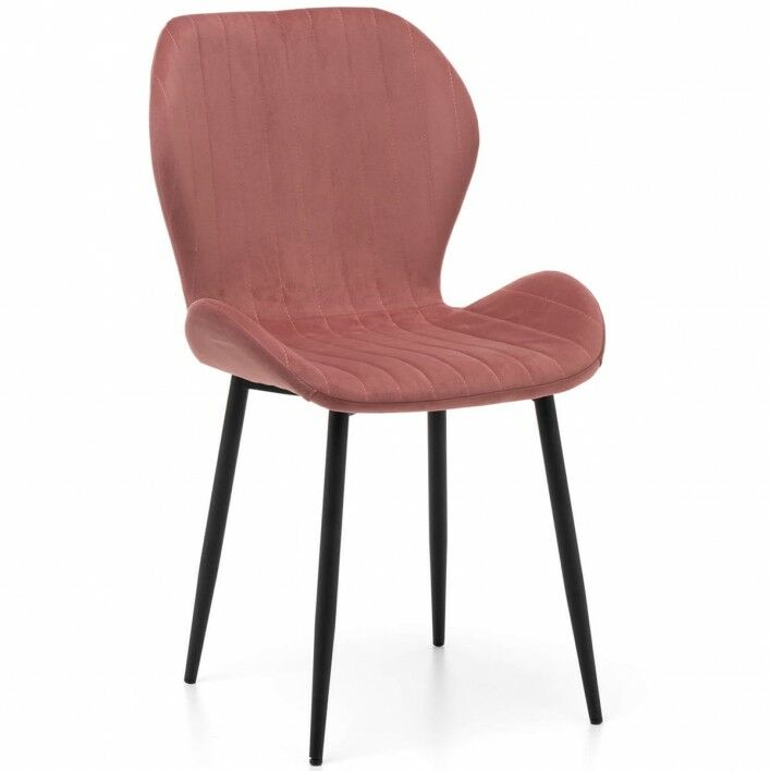 Krzesło tapicerowane różowe ART223C