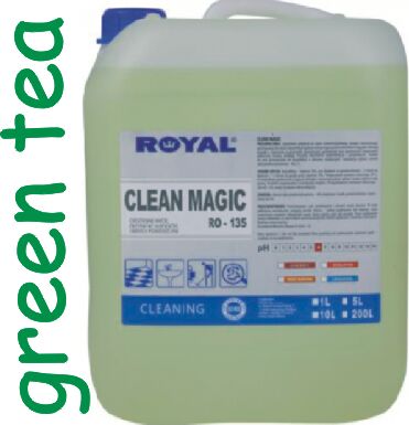 Preparat do mycia i dezynfekcji Clean Magic green tea 5l