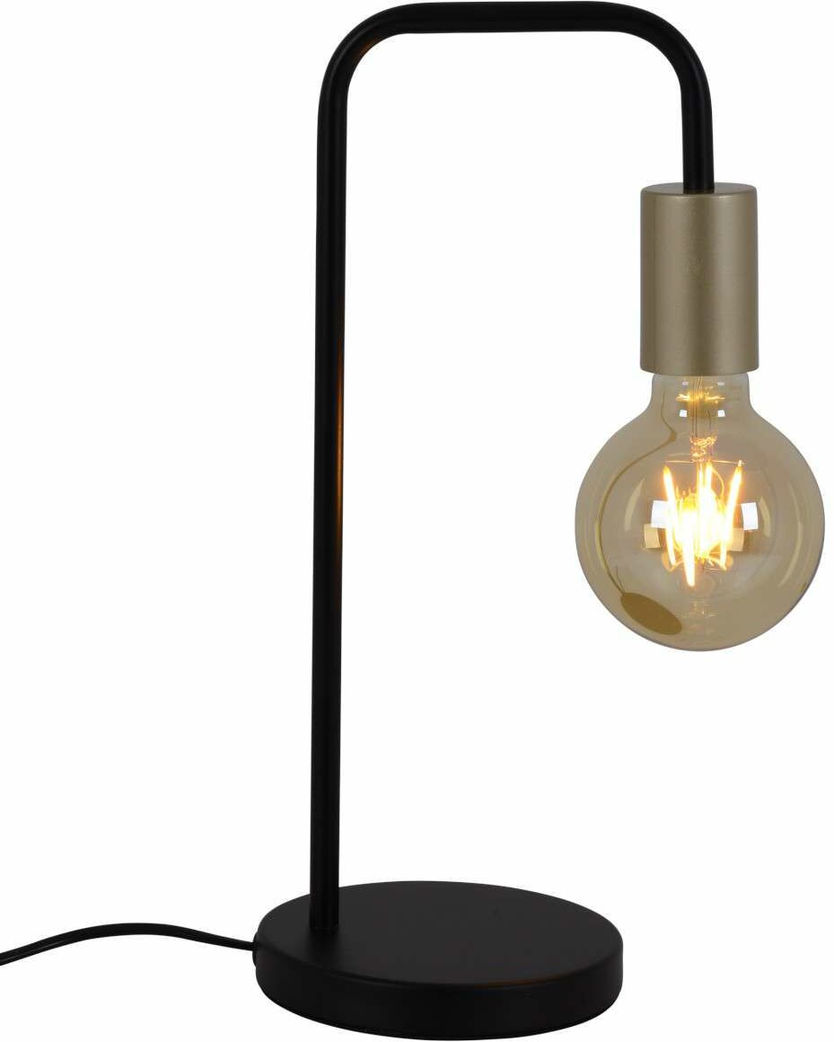 Stojąca LAMPKA biurkowa MODO 3168222 Nave metalowa LAMPA stołowa loftowa czarna