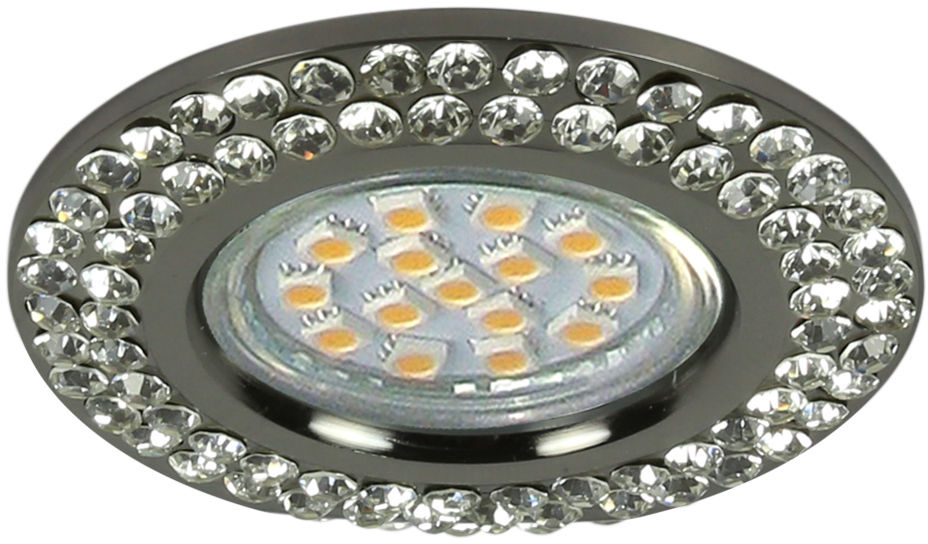 Candellux SOC-02 BK oprawa do wbudowania stropowa GU10 50W 230V okrągła odlew 9cm