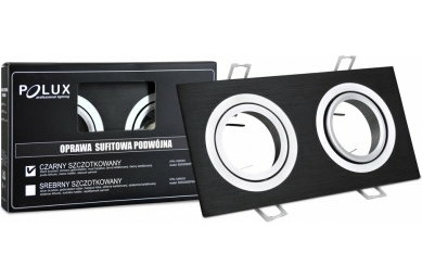 Sanico South Opal 302144 oczko lampa wpuszczana downlight 2x50W LED czarne - wysyłka w 24h