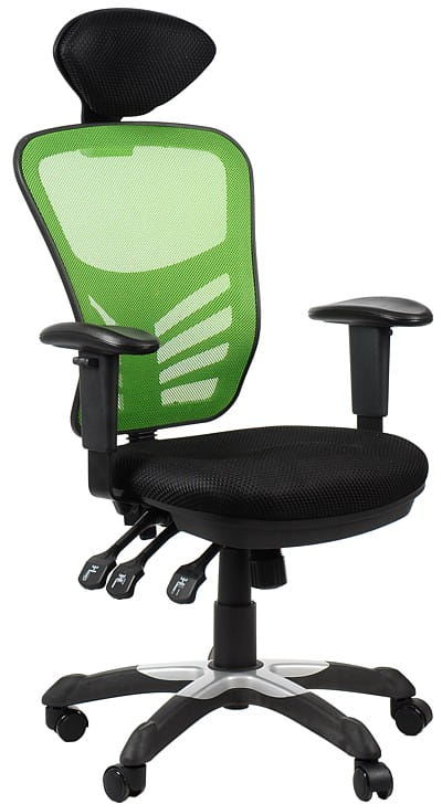 Fotel biurowy gabinetowy HG-0001H/ZIELONY krzesło biurowe obrotowe