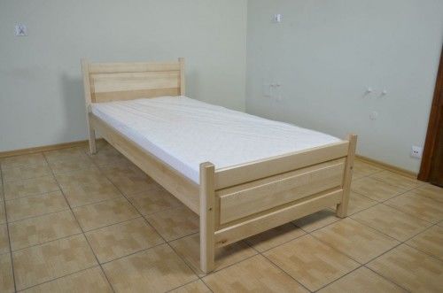 Łóżko drewniane bukowe jednoosobowe Filonek II 90x200