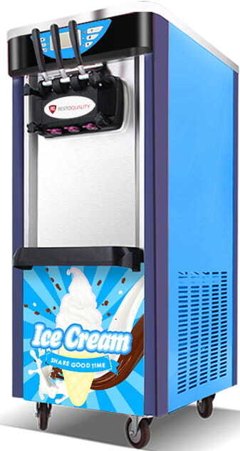 Resto Quality Stacjonarna maszyna do lodów włoskich 2x5,8 L o wydajności 20 l/h, 2,2 kW, 2 smaki lodów + mix z nocnym chłodzeniem