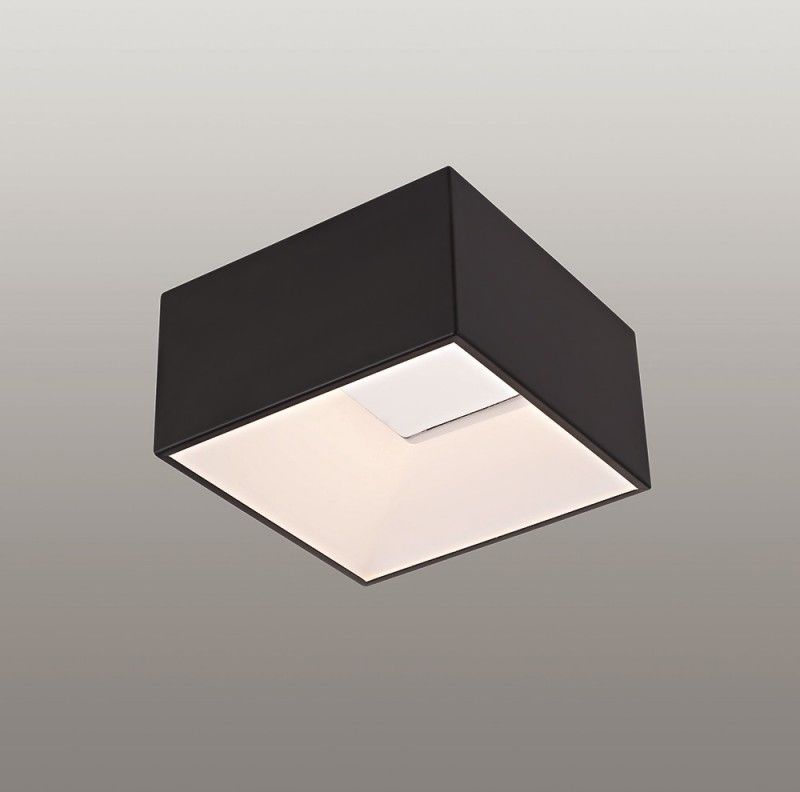 PUZZLE 5656-1 BLACK 23X23 POWER LED 18W PLAFON