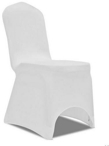 Pokrowiec na krzesło biały elastyczny pokrowce na krzesła białe