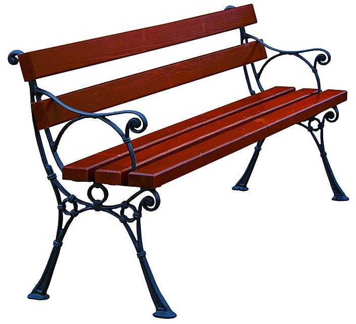 Ławka ogrodowa Venezia 4X z podłokietnikiem 150 cm - 7 kolorów