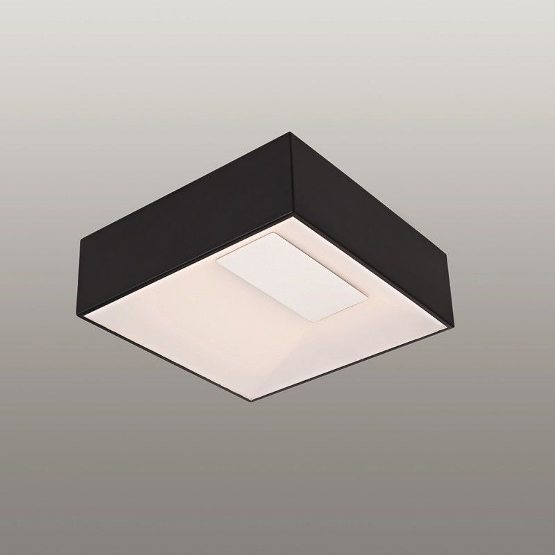 PUZZLE 5656-2 BLACK 33X33 POWER LED 28W PLAFON