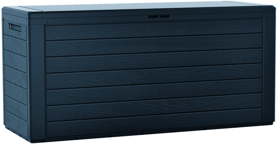 Skrzynia ogrodowa do przechowywania Woodebox antracyt, 190 l, 78 cm