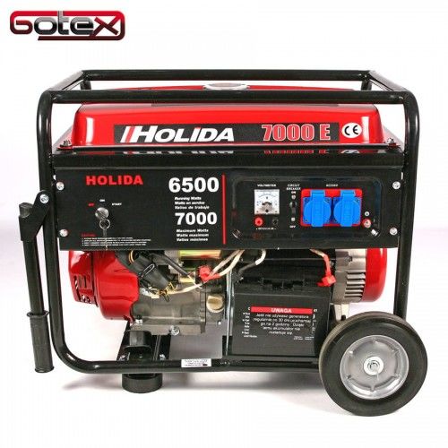 Agregat prądotwórczy, generator Holida WM 7000E jednofazowy 7 kW - elektryczny rozruch