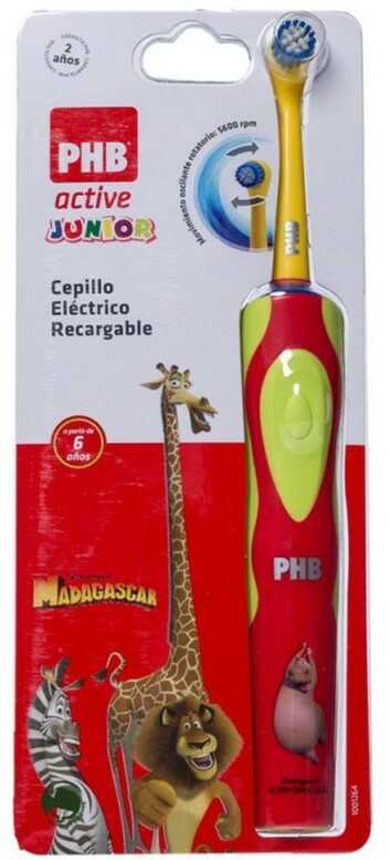 Szczoteczka elektryczna do zębów dla dzieci PHB Active Junior Electric Toothbrush Red Sesame Street (8437010507373)